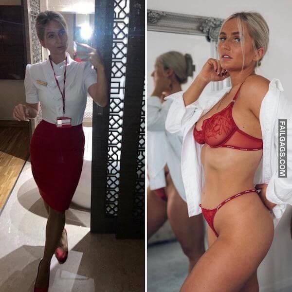 Hot Flight Attendants Showing Sexy Figure 5