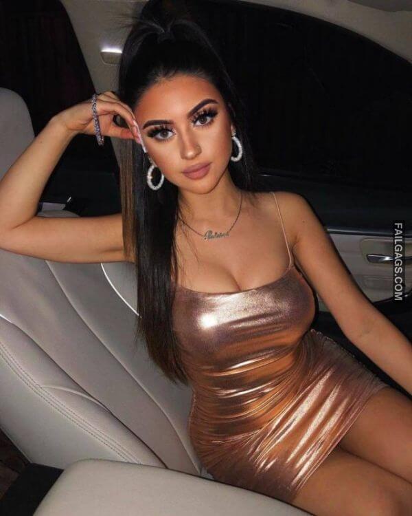 Beautiful Big Tits Girls in Dresses 2