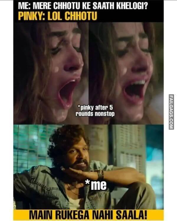 Funny Hindi Double Meaning Meme 9