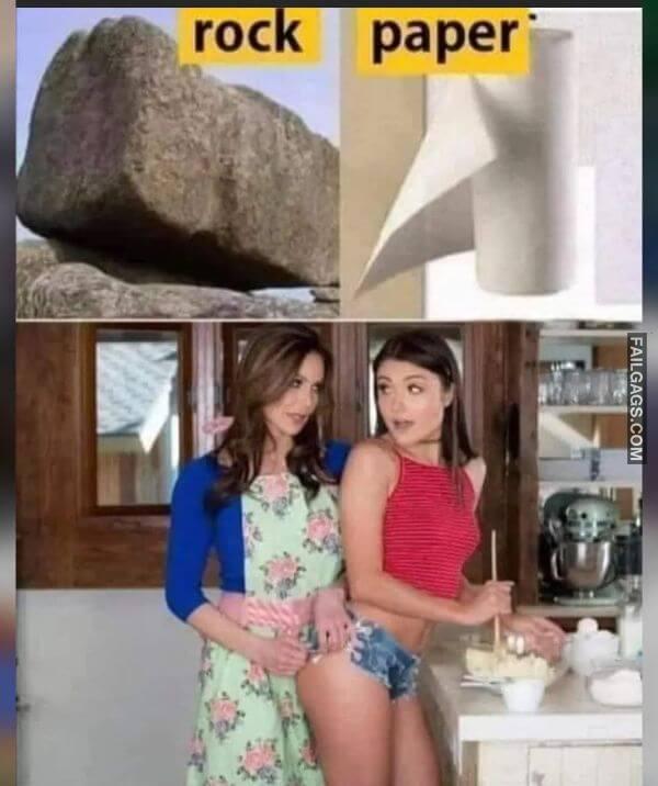 Rock Paper Scissors Funny Dirty Memes