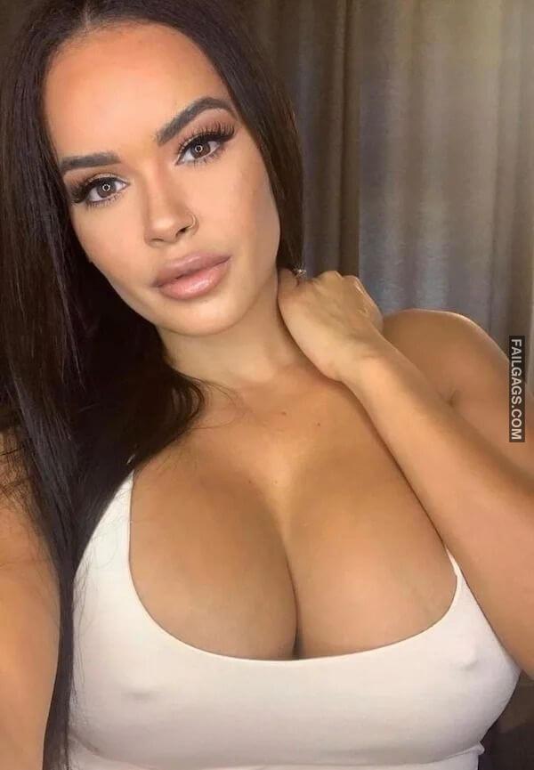 Big Boobs Instagram Models No Bra 2