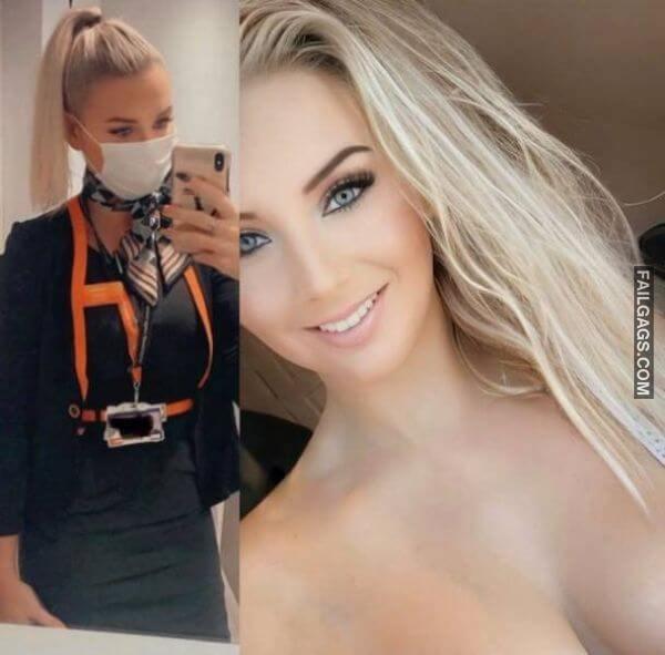 Hot Flight Attendants With Sexy Figure 11