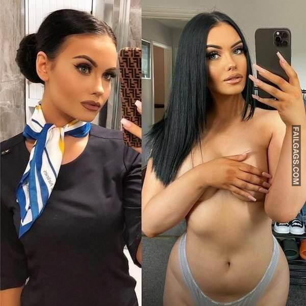 Hot Flight Attendants With Sexy Figure 9