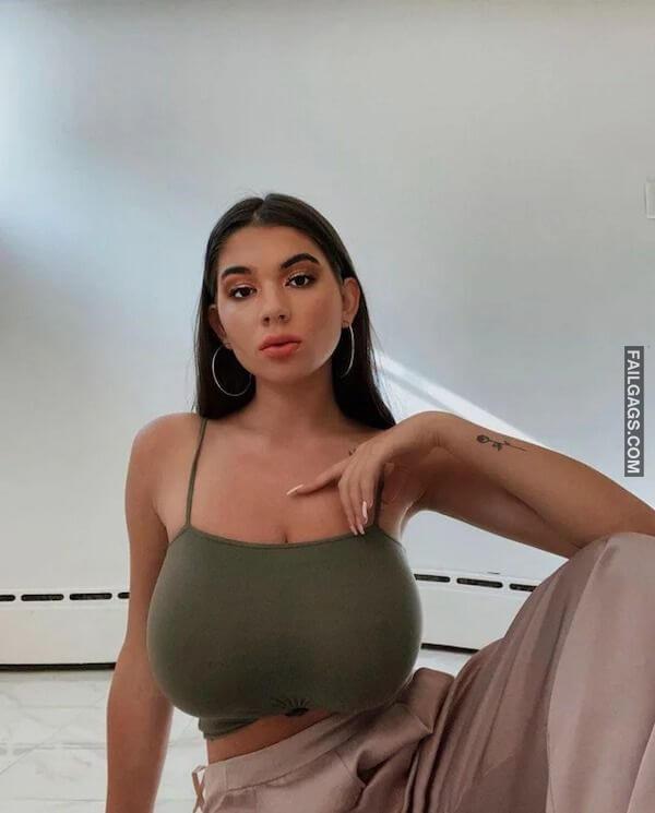 Cute Huge Tits Girls Bursting Out of Tops 4
