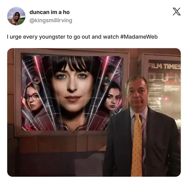 11 Hilarious Tweets About How Hilariously Bad Madame Web Movie Looks (3)