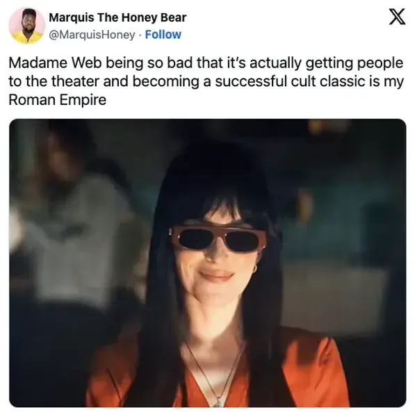 11 Hilarious Tweets About How Hilariously Bad Madame Web Movie Looks (6)