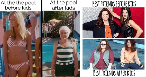 11 Funny Before Vs After Kids Memes for Moms Keeping It Real (1)